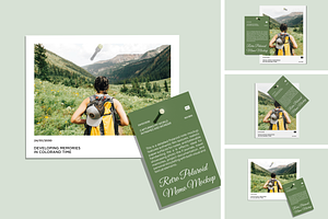 High Quality Polaroid Mockup, a Mockup by AgsA.Studio
