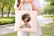 Whimsical Beach Girl Clipart, an Illustration by Digital Artistic99 (Thumbnail 9 of 11)