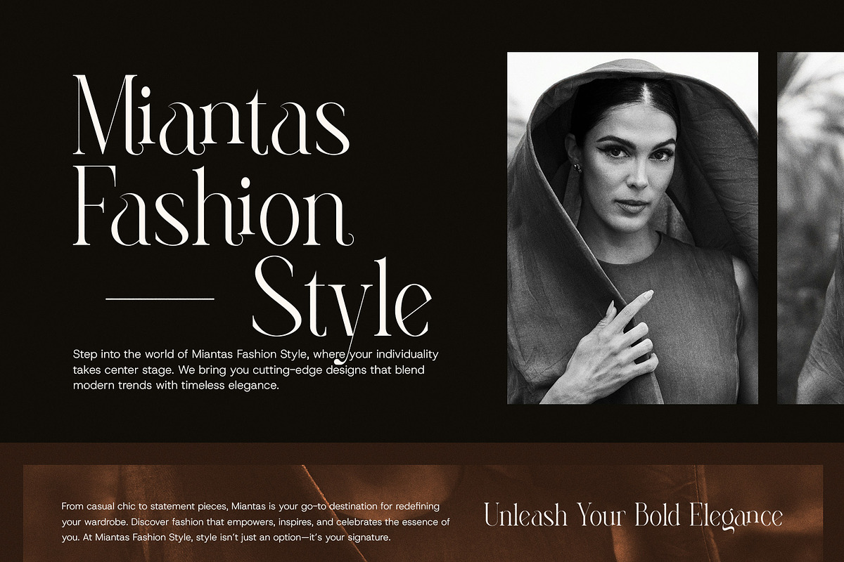 Rifyaj Mhrida Elegant Serif Font, a Serif Font by Graphicxell (Photo 3 of 8)