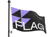 Flag Mockup Outdoor Display, an Advertising Mockup by graphicsauce (Thumbnail 2 of 4)
