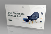 Web Showcase Mockup Set, an Advertising Mockup by MassDream (Thumbnail 2 of 18)