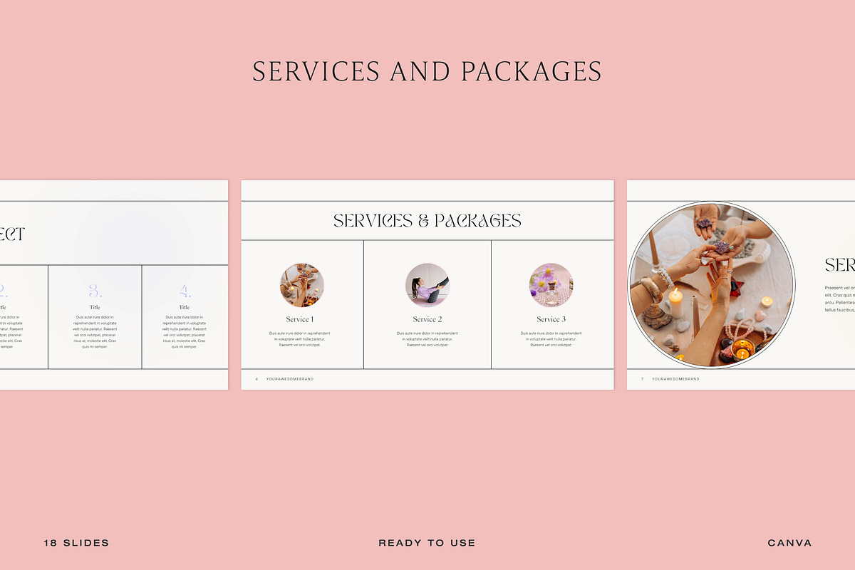 Holistic Services & Pricing Guide, a Presentation Template by Cuoco (Photo 5 of 12)