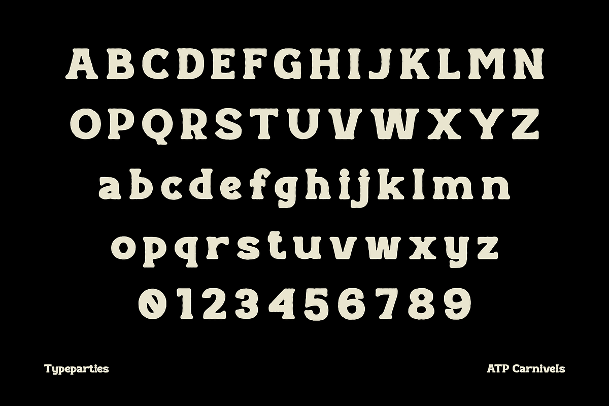 Carnivels - Bold Retro Serif Font, a Serif Font by Typeparties (Photo 11 of 12)