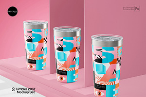 Tumbler Mockup Set V3