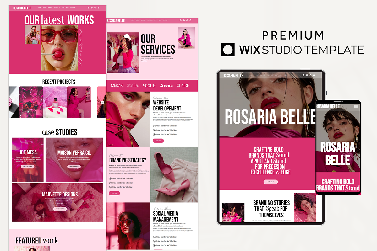 Bold Wix Studio Website Template, a Wix Template by AdvertFox (Photo 4 of 10)