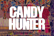 Candy Hunter - Ultra Condensed Sans, a Sans Serif Font by Pian45 Studio (Thumbnail 1 of 8)