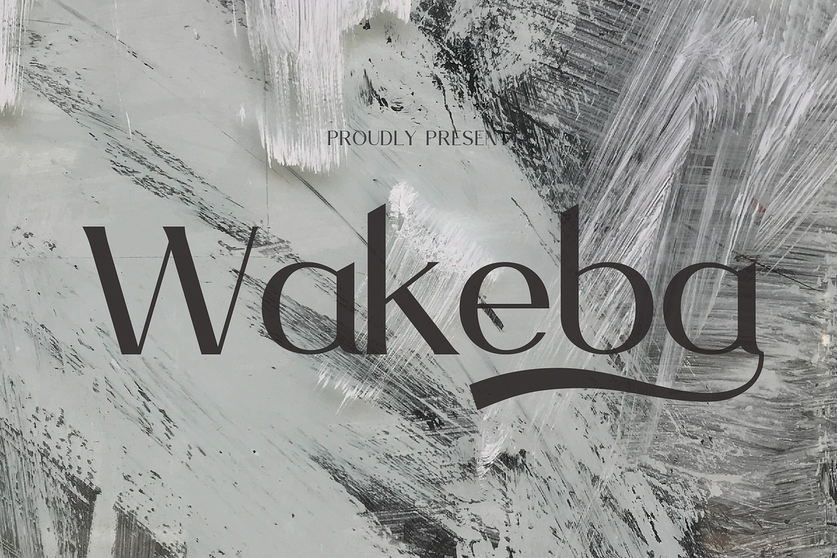 Wakeba Serif Font, a Serif Font by rmdndsign (Photo 1 of 7)