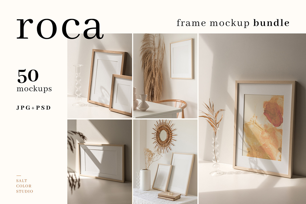 The Bohemian Mockup Bundle 288 items, a Household Mockup by Salt Color Studio (Photo 2 of 27)