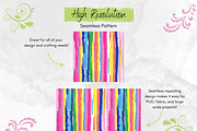 Watercolor Vertical Stripes Pattern, a Pattern Graphic by Paper & Pattern Studio (Thumbnail 3 of 9)
