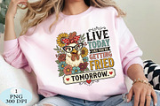 Live Today Fried Tomorrow Chicken PN, a Seasonal Illustration by Daily.Designs (Thumbnail 3 of 5)