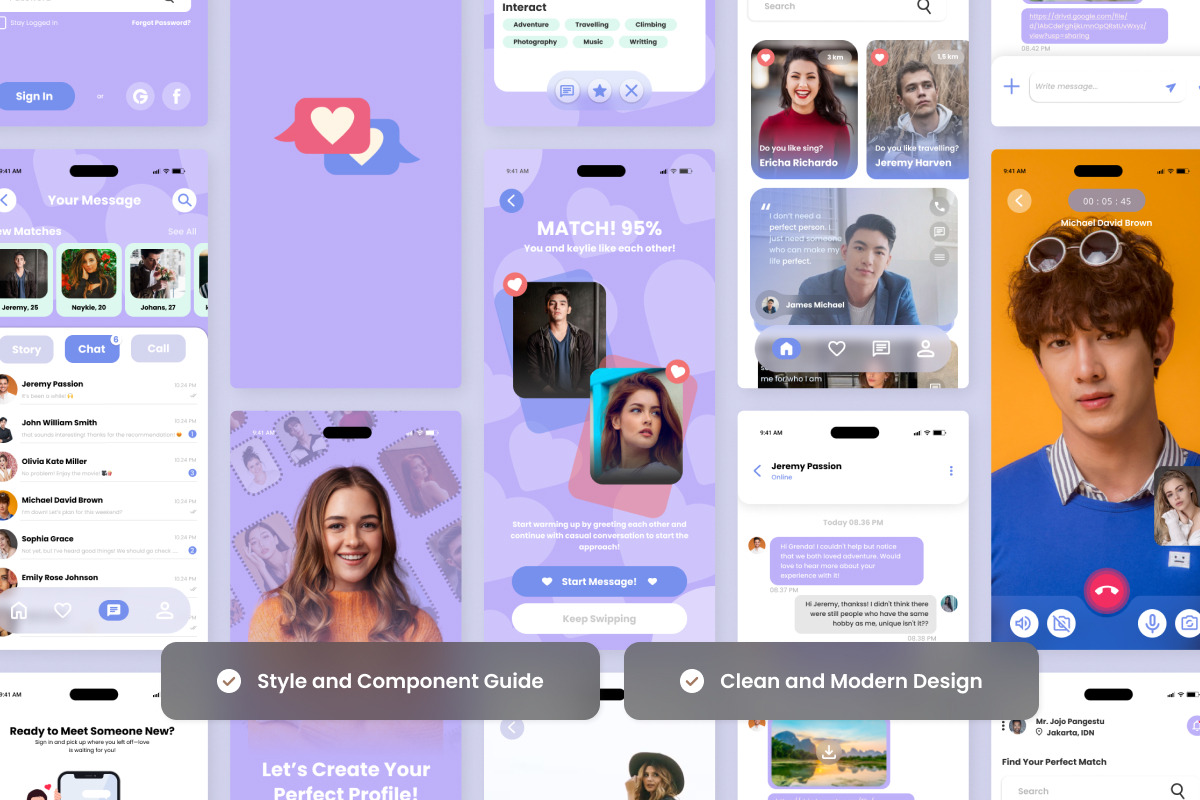 CrushCircle - Social & Dating App UI, an App Template by twinstd (Photo 3 of 5)