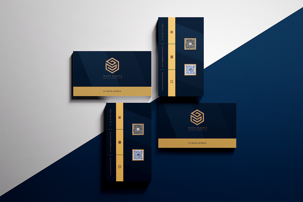 lean & Elegant Business Card Templat, a Business Card Template by Nikolozgraphic (Photo 5 of 5)