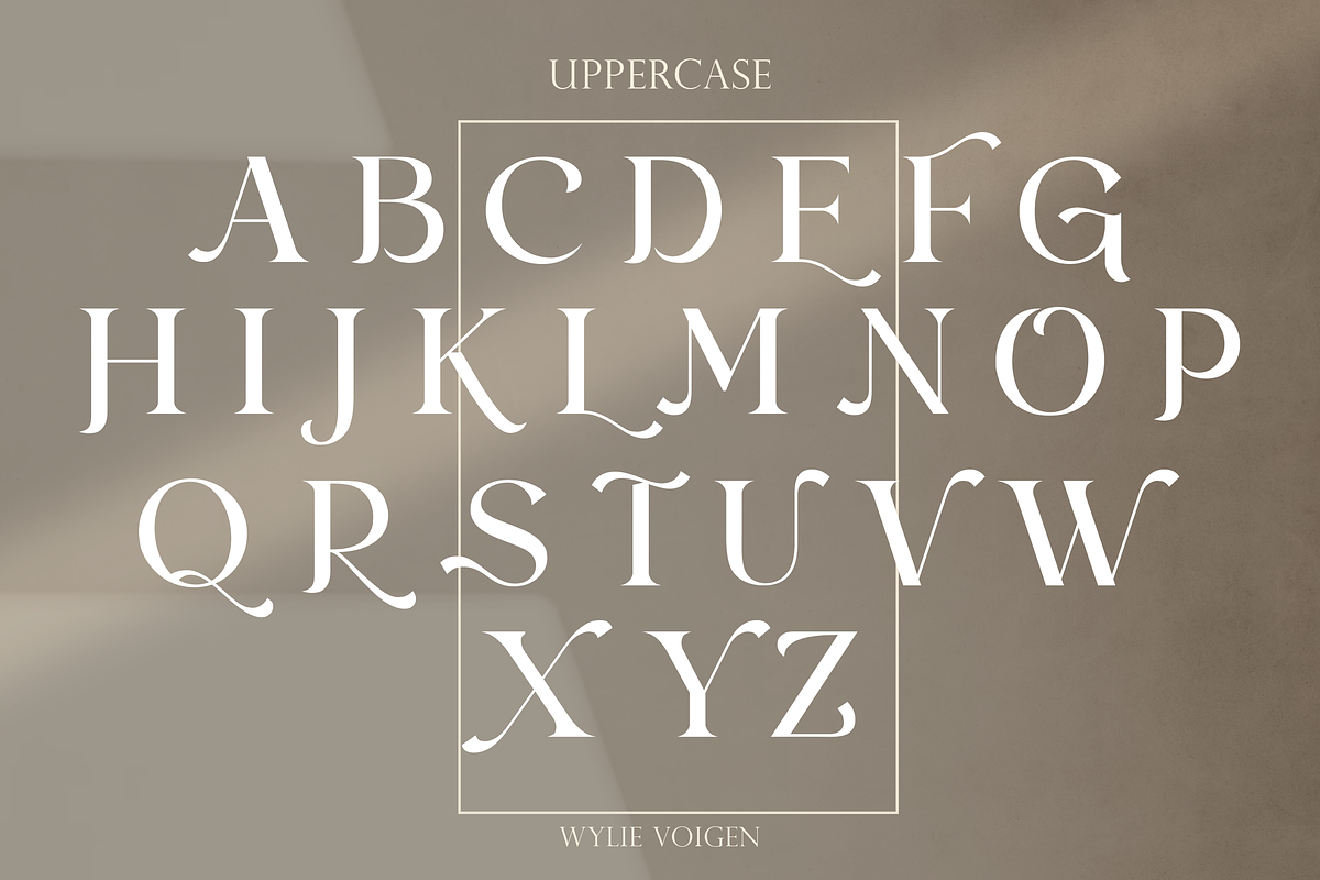 Modern Serif Font, a Script Font by Graphue (Photo 5 of 10)