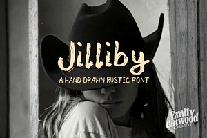 Jilliby // a hand-drawn rustic font