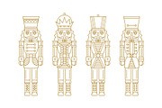 Nutcracker Drawing Line Art, a Branding & Logo Template by Buqancreative (Thumbnail 1 of 2)