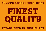 JERKY, a Slab Serif Font by SAMPLE (Thumbnail 3 of 4)