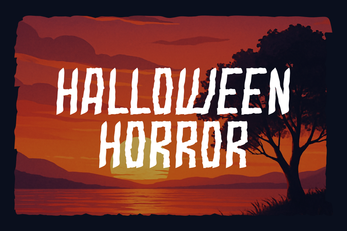 Noctoray - Halloween Font, a Blackletter Font by QR Design Studio (Photo 2 of 6)