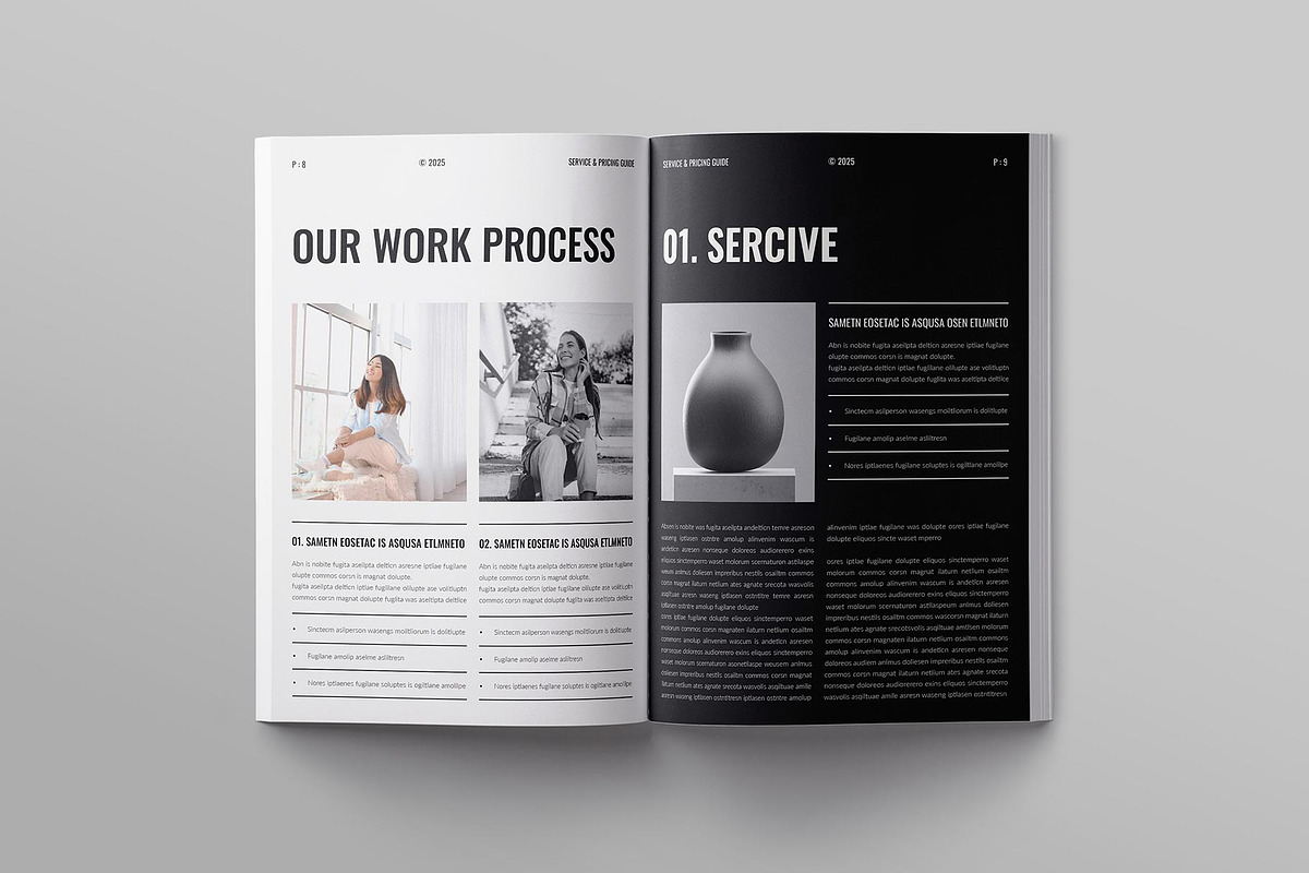 Service & Pricing Guide Template, a Brochure Template by ElvinPrint (Photo 4 of 8)