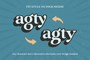 Vintage - Retro Serif Font, a Serif Font by Sensatype (Thumbnail 6 of 16)