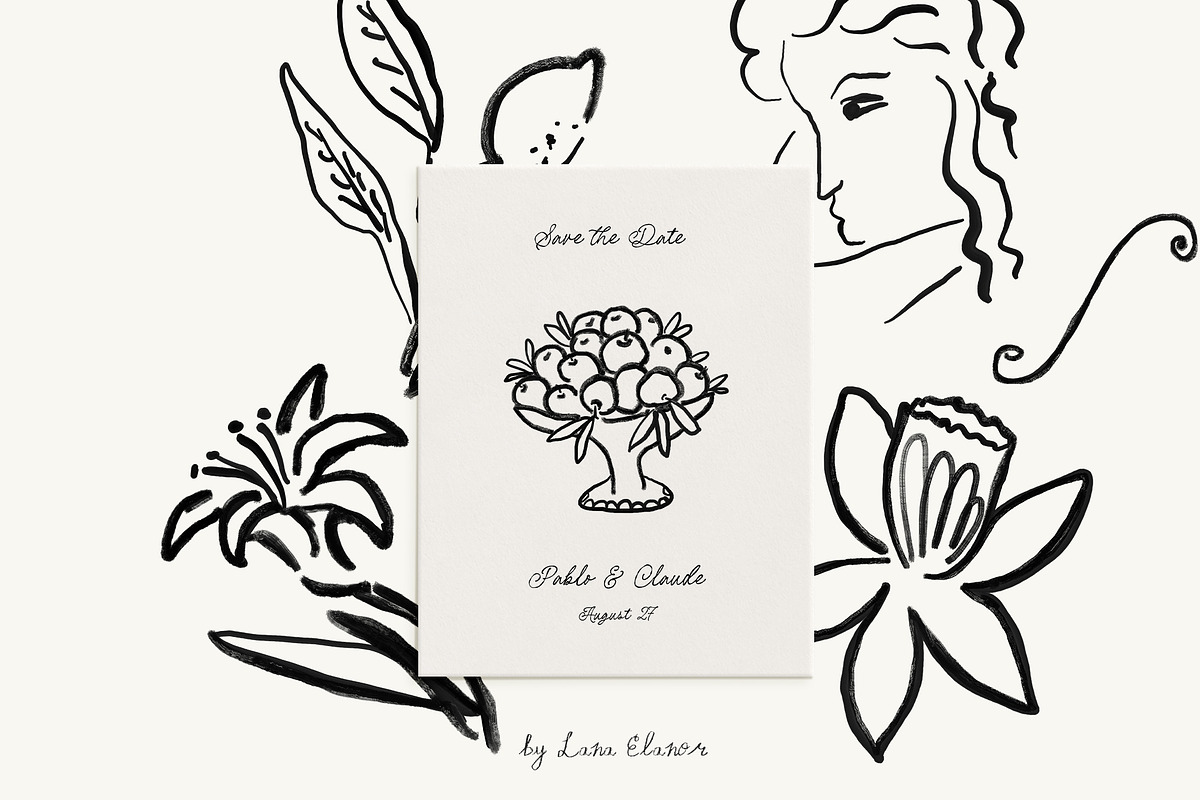 SKETCHES Line Art Drawings, a Decorative Illustration by Lana Elanor (Photo 11 of 14)