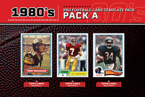 Pro Football Card Templates