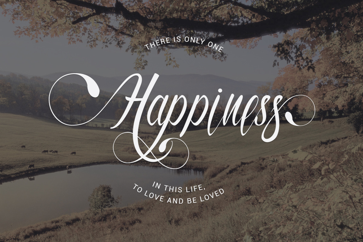 Autumn Flower Script preview 2