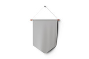 Pennant Flag Mockup, a Merchandise Mockup by mockupbuys (Thumbnail 2 of 3)