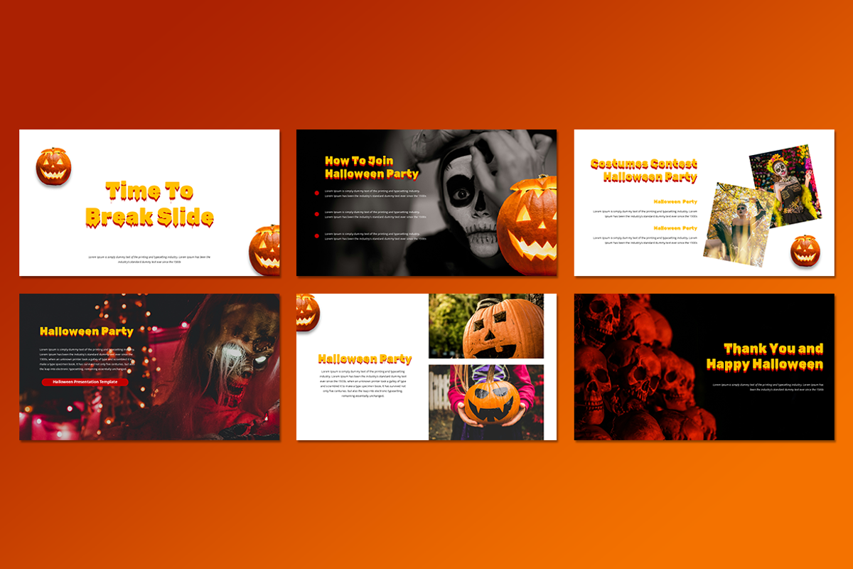 Halloween Party - Google Slides, a Presentation Template by Iqsiart Studio (Photo 3 of 3)
