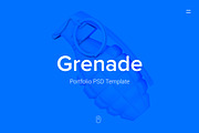 Grenade - Portfolio PSD Template, a Websites & App Template by Zomorsky (Thumbnail 1 of 2)