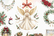 Christmas PNG Elements Bundle, a Decorative Illustration by Arslan (Thumbnail 4 of 9)
