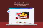 True Crime Documentary YouTube Thumb, a Social Media Template by twinstd (Thumbnail 3 of 4)