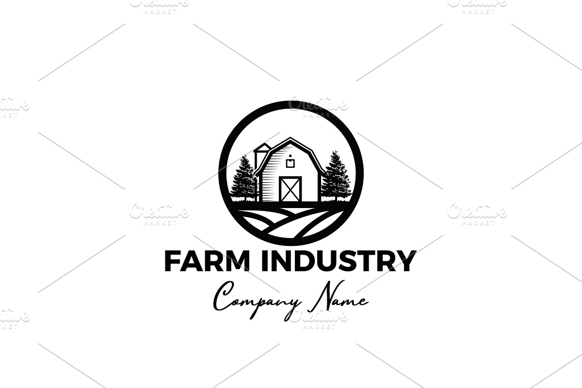 Vintage Barn House Logo Design, a Branding & Logo Template by AlvinStd
