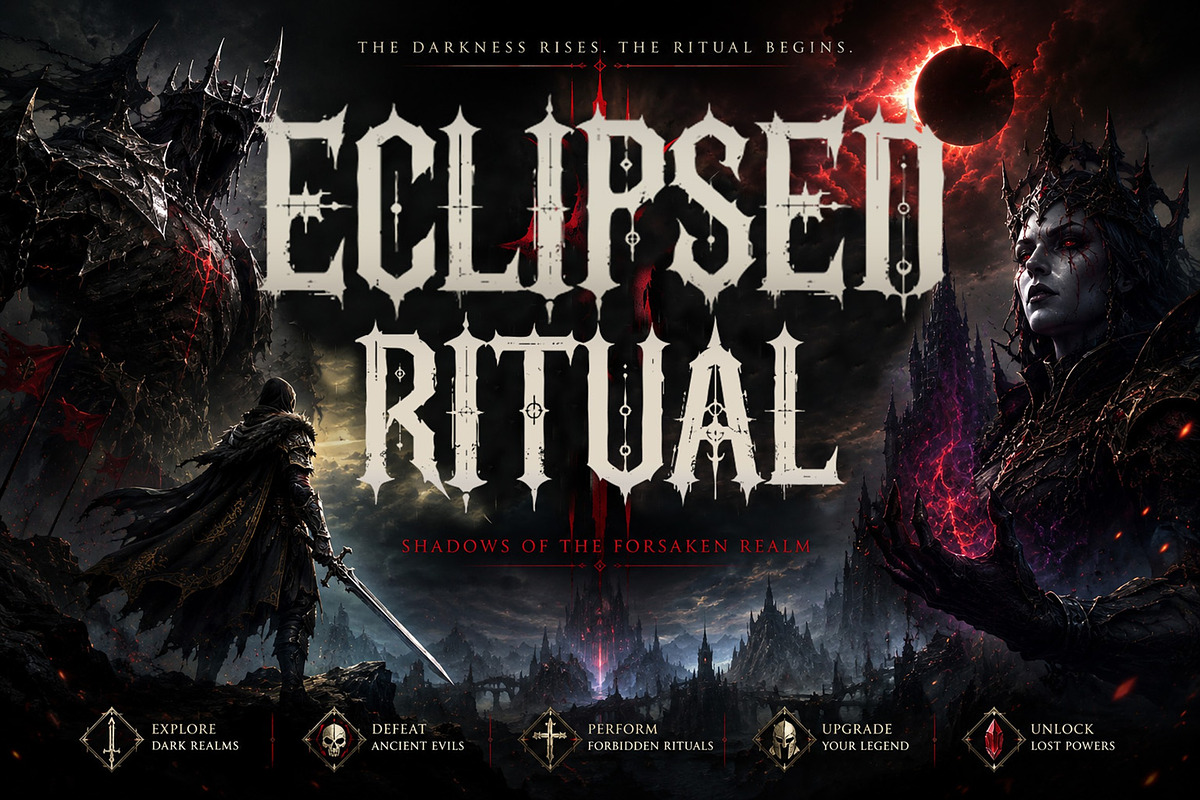 Eclipsed Ritual, a Handwritten Font by Art StoreID (Photo 1 of 9)