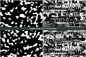 20 Black And White Seamless Patterns