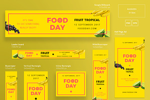 Banners Pack Food Day