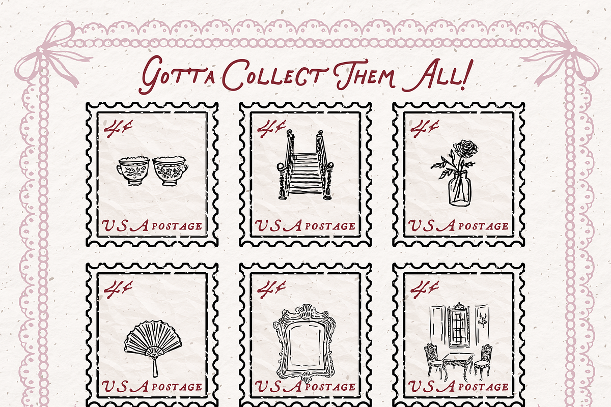 French Clipart, Paris Society Set, an Object Illustration by The October Creative (Photo 6 of 6)