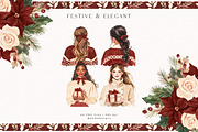 Elegant & Festive Collection, a Seasonal Illustration by PeDe Designs (Thumbnail 3 of 31)