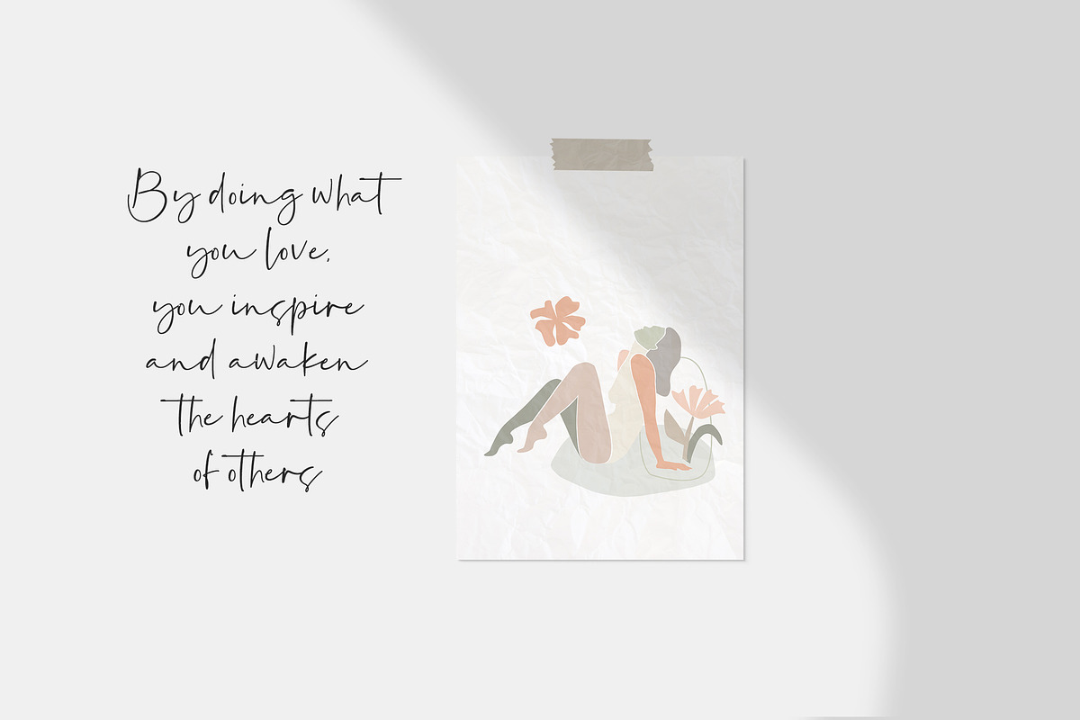 Femininity modern graphic collection, a Decorative Illustration by dasha mo (Photo 9 of 9)