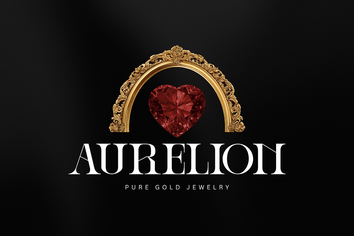 Ronel Luxury - Modern Logo Font, a Serif Font by Illushvara Design (Photo 9 of 14)