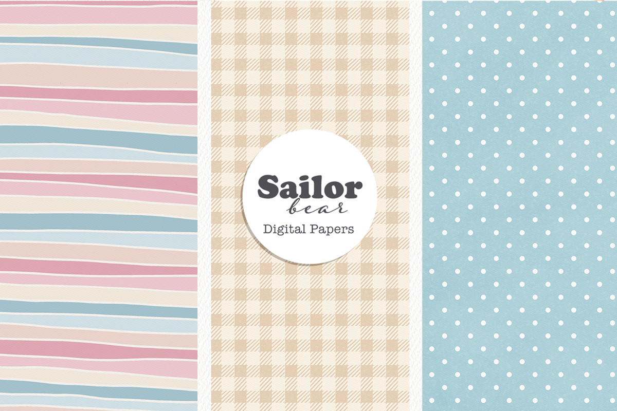 Sailor Bear - Cute clipart set, an Animal Illustration by Tita Creative Studio (Photo 3 of 6)