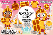 The Armor Of God Clipart, an Education Illustration by Lime & Kiwi Designs (Thumbnail 1 of 2)