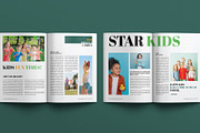 Kids Magazine Layout Template, a Magazine Template by E-Type (Thumbnail 3 of 7)
