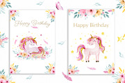 Watercolor Unicorn collection., a Graphic by Irene_Boiko_ART (Thumbnail 3 of 11)