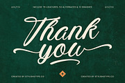 Radiate Yethina Modern Script Font, a Script Font by stylishtype.co (Thumbnail 20 of 20)