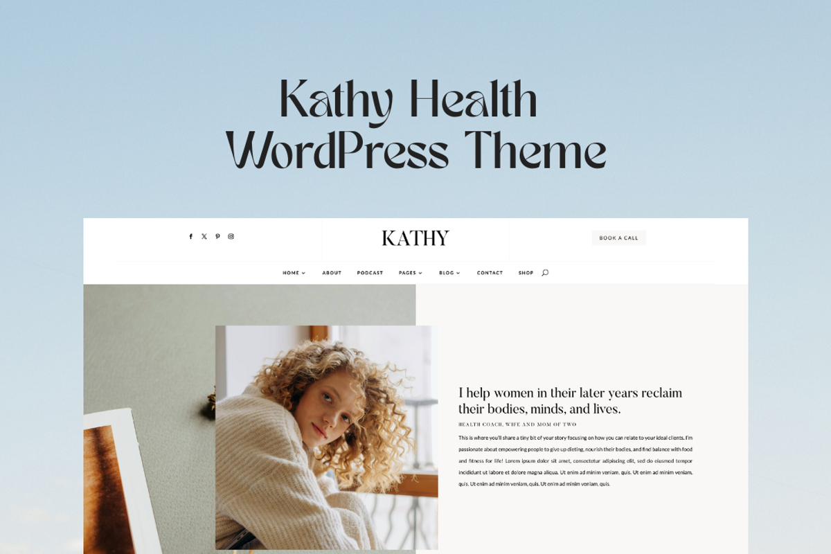 Health Kathy WordPress Divi 5, a WordPress Template by Lovely Confetti (Photo 5 of 6)