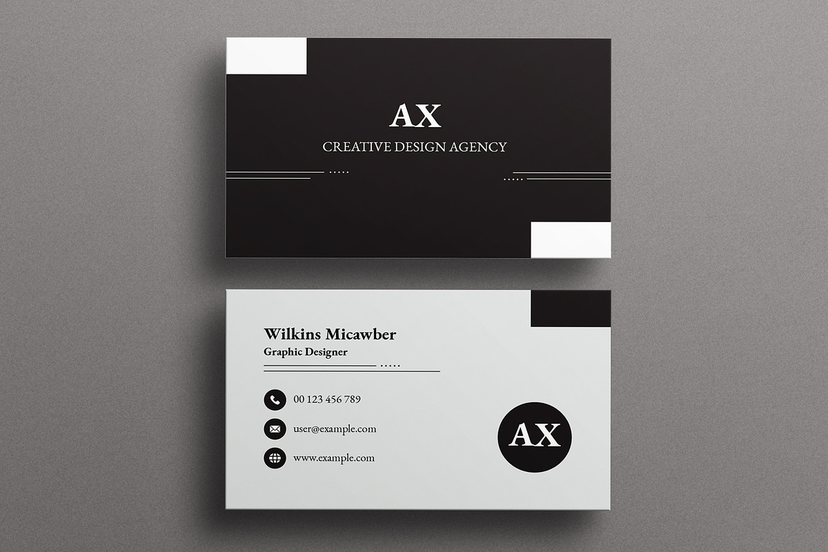 Minimal Business Card, a Business Card Template by MightyDesign (Photo 3 of 6)