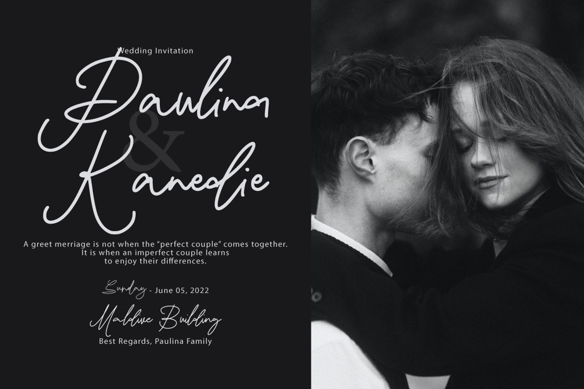 Damione - Handwritten Signature, a Handwritten Font by tebaltipislab (Photo 8 of 10)