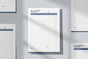 Monthly Bill Tracker Payment Planner, a Brochure Template by Niofix (Thumbnail 4 of 5)