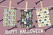 Halloween retro digital papers, a Graphic by Natalia Gonzalez (Thumbnail 3 of 4)