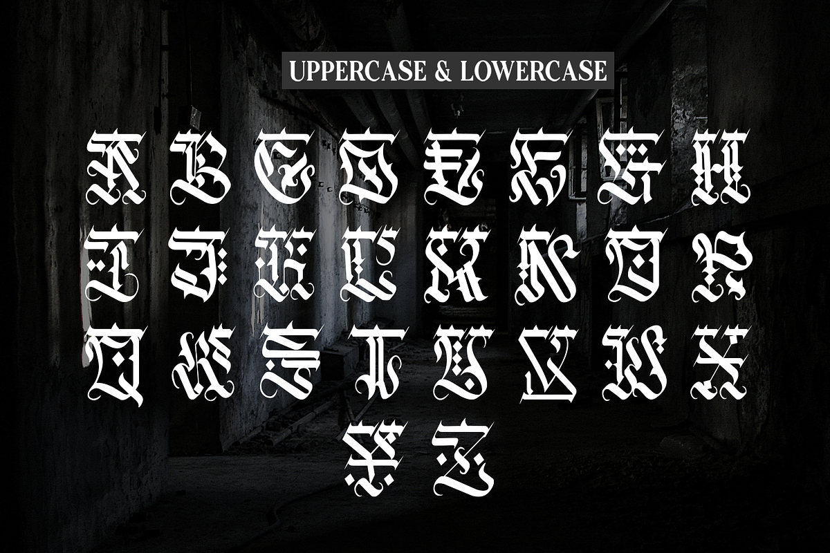 Gin | Calligraffiti Font, a Blackletter Font by By Kineks (Photo 5 of 5)